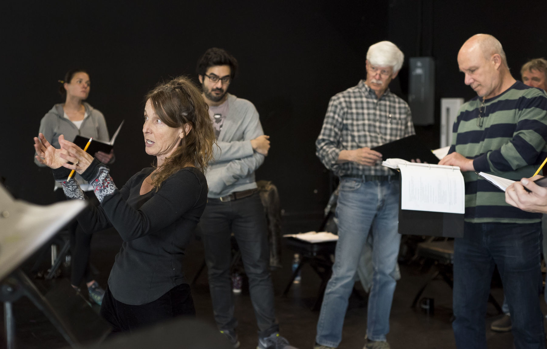 "Oslo" rehearsal